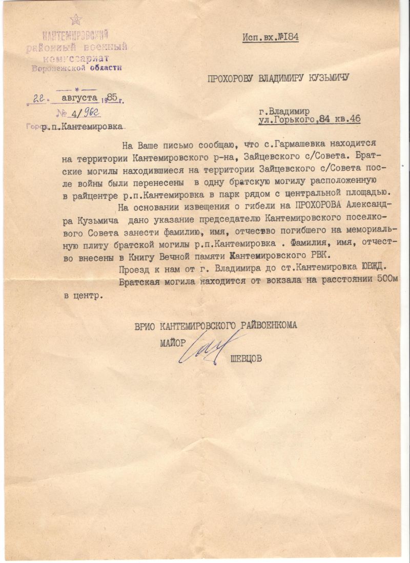 место захоронения